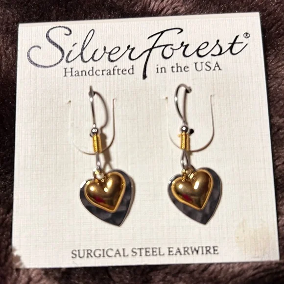 Silver Forest Handcrafted Earrings - Picture 1 of 4